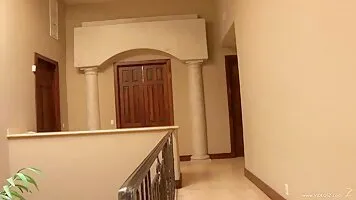 Cumshot sex scene accompanied by hairy fetish Pressley Carter