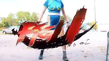 Chun Li Street Flashing Upskirt Pussy No Panties - FreePublicPorn.com