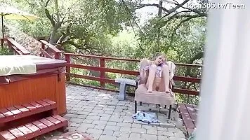 Babysitter Rachel James caught masturbating