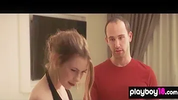 Petite brunette Mani Yarosh offering her services to her married associate