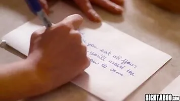 Sexy MILF stepmom Marie McCray deepthroated by her nice big dick stepson