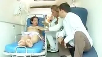 Two pregnant babes banged by two horny doctors