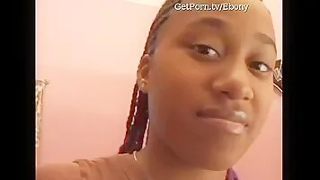 Pregnant ebony cutie banged