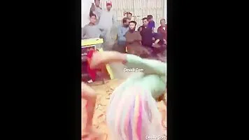 Puck Call Girl Shows Her Boobs While Dancing