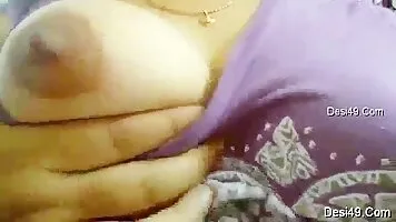 Horny Indian Wife Plays on Camera With Big Boobs