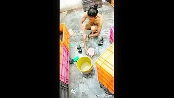 Exclusive Country Girl Desi, Bathed in Lovers Captivity