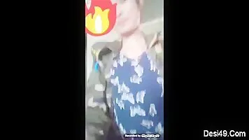 Exclusive Cute Amateur Girl Shows Her Tits and Jerks Her Pussy On Video Call