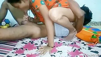 Desi Bhabhas Exclusive Blowjob and Husbands Penis Disposal