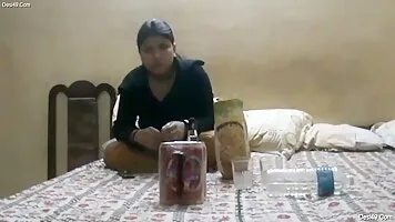 Desi Call Girl Gives a Blow Job and Fucks a Customer