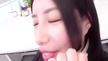 SKMJ-472-004 Black Pantyhose Office Lady's No-Panties Challenge: Rubbing and Tearing!