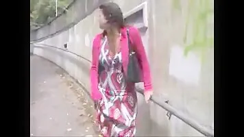 Woman pissing all the legs