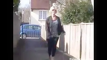 Women pissing on the street