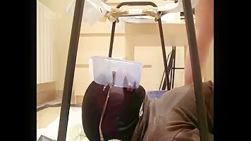 Schoolgirls scat on the face of his classmate