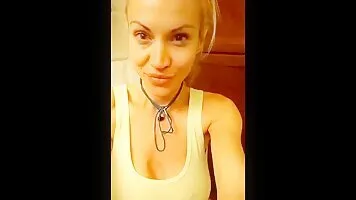 Pretty woman pooping webcam