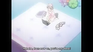 Japanese cartoon with pooping girl