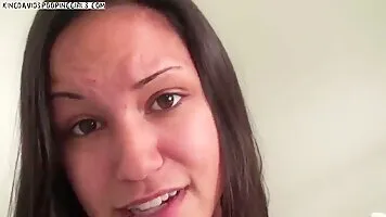 Girl with pierced lip scat