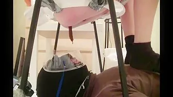 Girls scat on the boy face 2