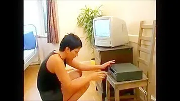 Chick pissing in the VCR