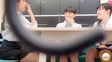 Asian office girls diarrhea 11