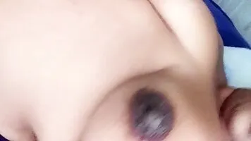 Fat mom’s milky tits