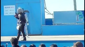 Sentai hero under mind control 02