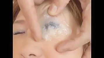 Cum in the eyes
