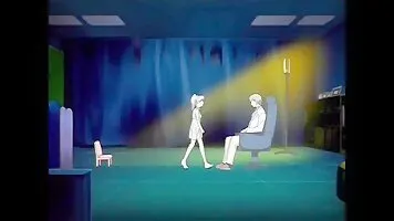 Girl spanking animation 2