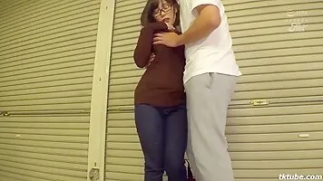 JUFE00200-02 Submissive Busty College Girl's Blowjob Pet Service