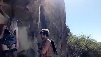 Sci-fi Cosplayer Slut Gets Fucked Outdoors And Gets a Mouth Full of Cum