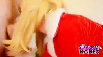 Nasty Cosplayer Tina Kay Dressed as Harley Quinn Fucking And Swallowing Cum
