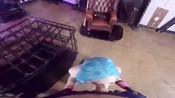 League of Legends Jinx Cosplay POV Suck & Fuck from Behind