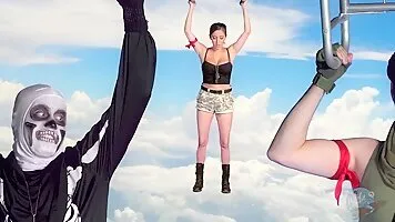 Hot Cosplay Gamer Girls get Fucked in Fortnite Parody Movie