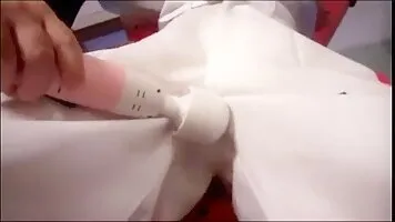 Japanese Laura Bodewig from Infinite Stratos Cosplay Girl Gets Dominated And Fucked In All Holes By Two Cocks