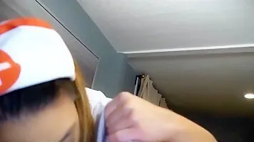 Gorgeous nurse cosplayer sucking cock and cumshot POV