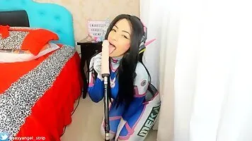 D.Va From Overwatch Cosplay Slut ASMR JOI Session