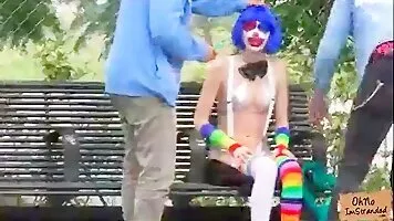 Clown Cosplayer Slut Sucking And Fucking A Massive Cock Til She Gets To Swallow Cum POV
