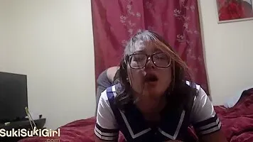 Chinese Schoolgirl Cosplayer Gets Hardcore Anal Fuck