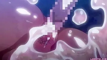 Blonde hentai babe gets her wet pussy pumped deep